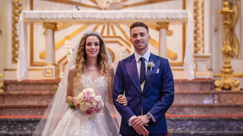 Diogo Jota compartilhou um vídeo do casamento nas redes sociais poucas horas antes de falecer.