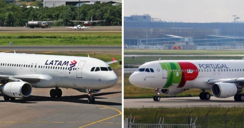 Latam e TAP estabelecem parceria de codeshare para rotas entre o Brasil e a Europa.