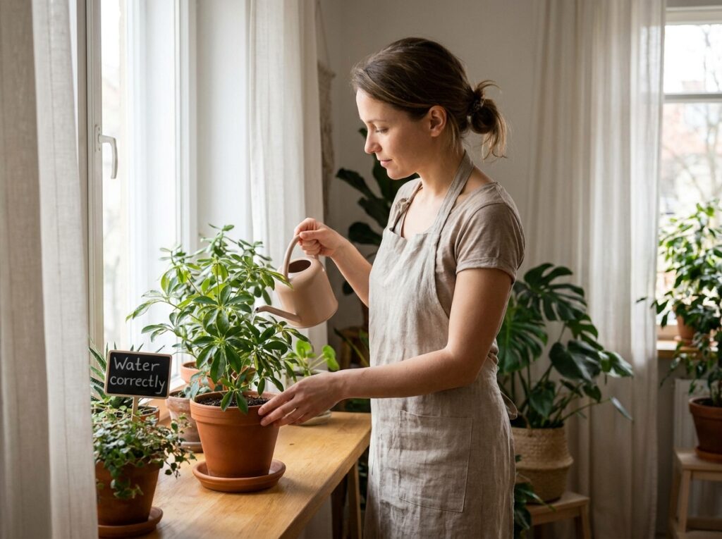 checklist visual para identificar causas de folhas amarelas em plantas